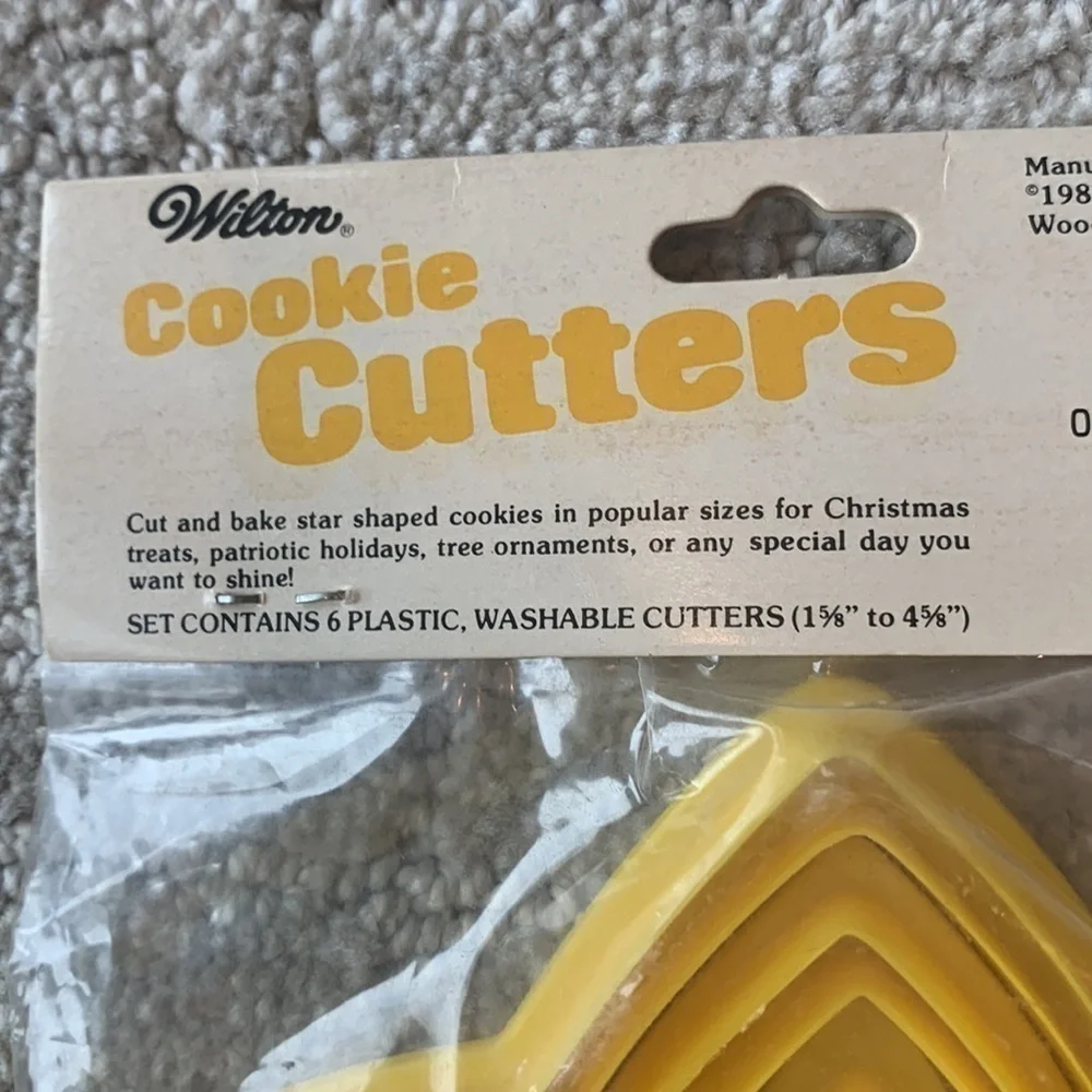 NOS Wilton Star Cookie Cutters
